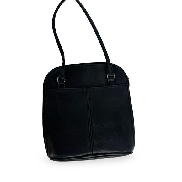 Fossil Black Leather Crossbody Purse – Small Zip Organizer Shoulder Bag - Picture 5 of 16